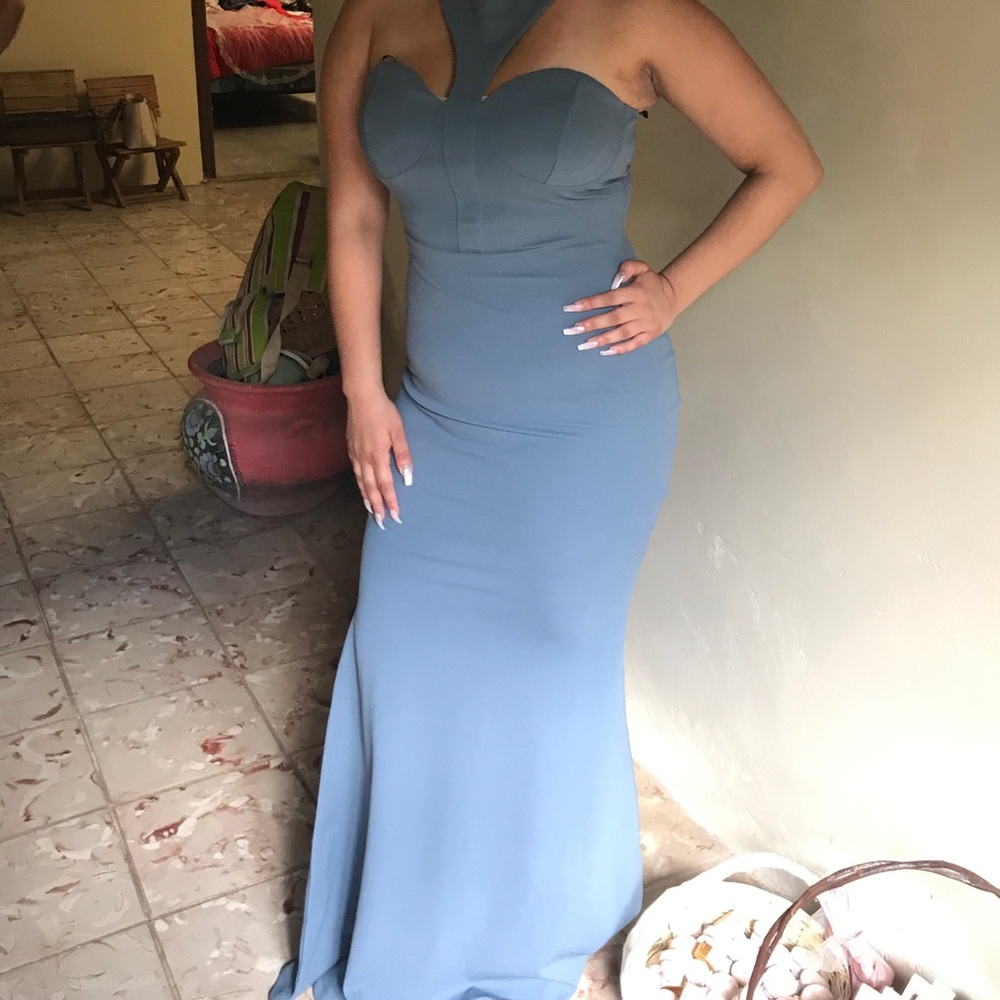 Beautiful blue grey dress
